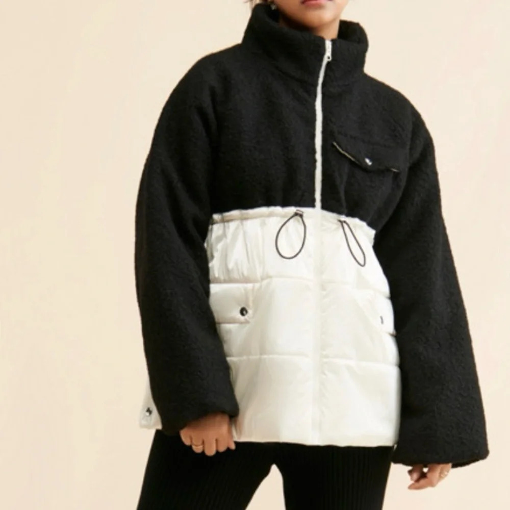 Maeve Black and White Jacket